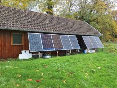 Photovoltaïque autonome garage 