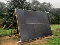 Cabane en A photovoltaïque