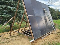 Cabane en A photovoltaïque