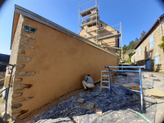 Enduits chaux extérieurs