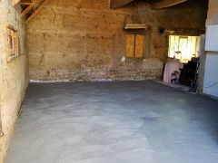 Ouvertures cadre bois & dalle chaux