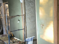 Enduit de finition argile sable et pigments naturels