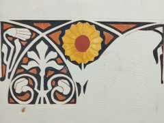 Sgraffito en trois couches 