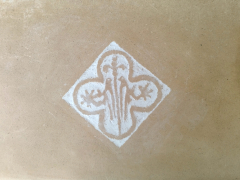 Tadelakt et sgraffito sur meuble 