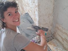 Enduits de finition chaux-sable à Douarnenez