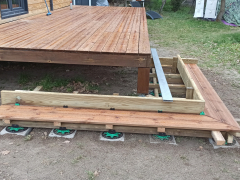 Terrasse bois démontable pour Tiny House