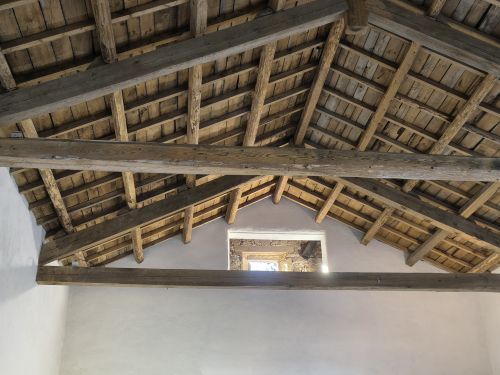 Badigeon à la chaux sur enduit terre