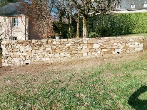 Mur de soutènement pierre