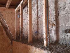 Isolation chaux chanvre