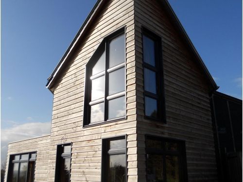 Maison individuelle ossature bois/remplissage paille