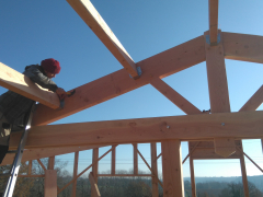Maison Mixte Paille et Chaux-chanvre