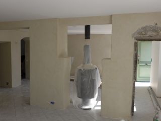 Enduits chaux et rejointoiement mur en pierre