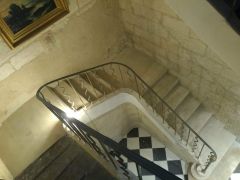 Changement d’emmarchement – escalier en pierre d’Espeil
