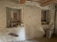 Taille de pierre en position: reprise ébrasement ouverture