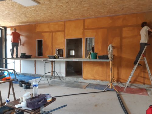 Enduit de terre Sur Fermacell