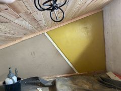 MOB isolé en paille - Isolation paille et enduit terre