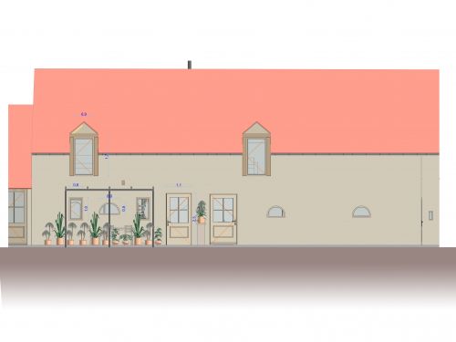 Aménagement d'un logement dans un corps de ferme