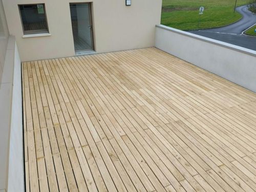Terrasse bois sur toiture