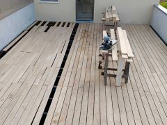 Terrasse bois sur toiture