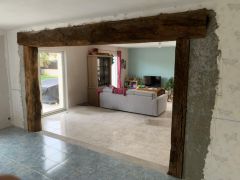 Structure poutre en chêne