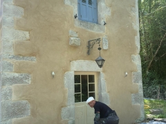 Reprise de façade en chaux et sable – Bâti ancien