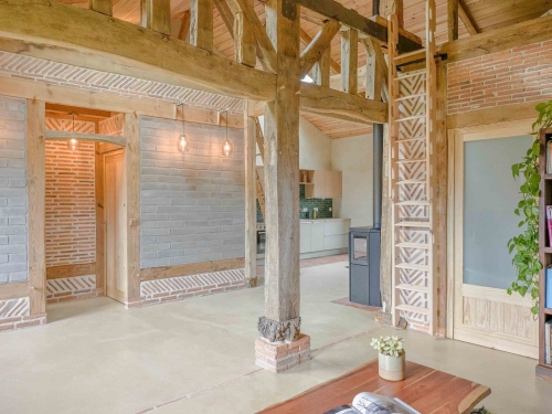 Rénovation intérieure d'une maison traditionnelle landaise