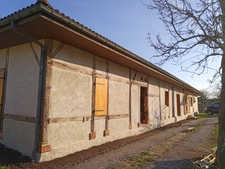 Rénovation extérieure d'une maison traditionnelle landaise