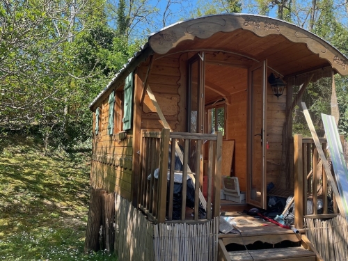 Restauration d'une roulotte