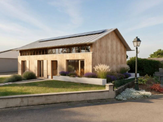 Rénovation énergétique d’une maison avec surélévation en ossature bois et isolants biosourcés