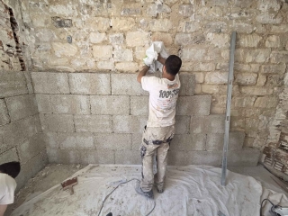 Rénovation en blocs de chanvre