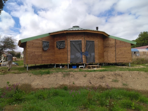 Maison en Pétale de Gaëlle (chantier en cours de finition)