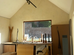 Showroom d'artiste céramiste en chaux