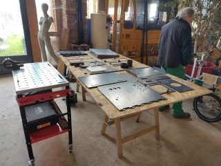 Fabrication de poêles à bois bouilleur