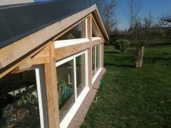 Extension en structure bois, vitré