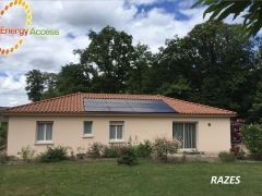 installation 4kw en revente totale à Razès dans le 87