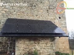 site isolé photovoltaique 2,8 kw avec batterie lithium 