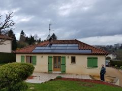 installation photovoltaique 3 kw en revente totale à condat sur vienne