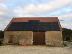 installation photovoltaique 9kw en revente totale à méobecq dans l'indre