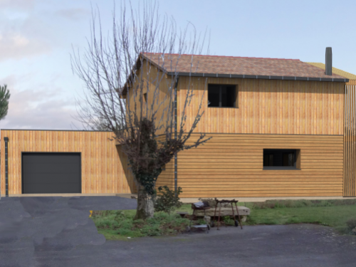 Maison Paille à Gorges