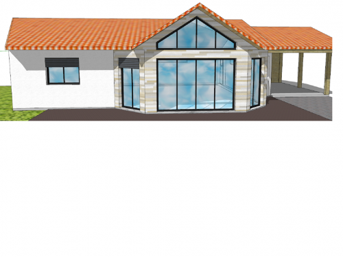 Maison bioclimatique en ossature bois