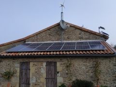 Installation photovoltaique 9kw en autoconsommation avec revente du surplus à Archigny dans le 86