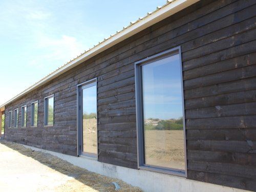 Biocoop en ossature bois et paille