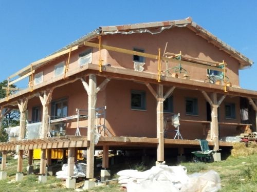 maison individuelle en paille